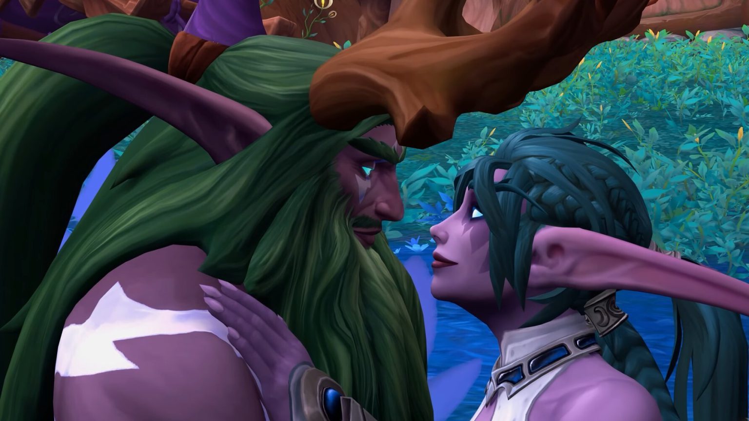 WoW o beijo do casal mais poderoso de Azeroth